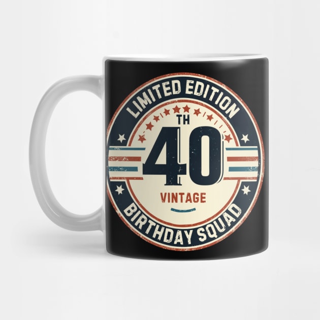 Limited Edition 40th Birthday Vintage by TomFrontierArt